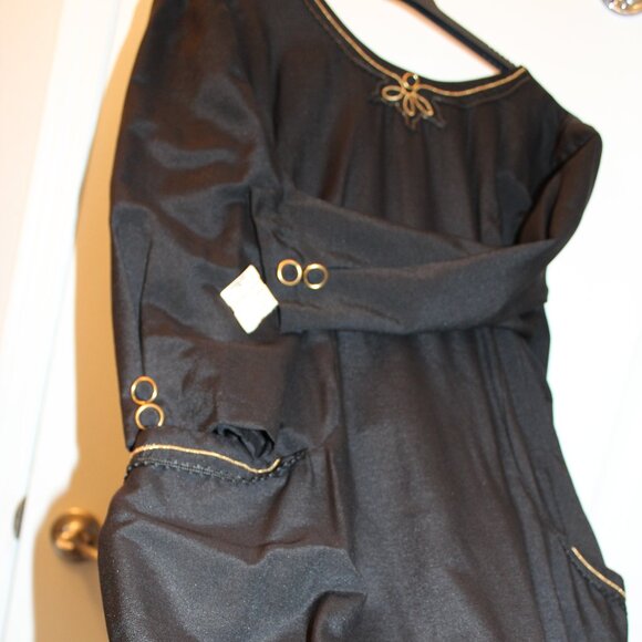 Vintage Black Pencil Dress - Picture 1 of 13